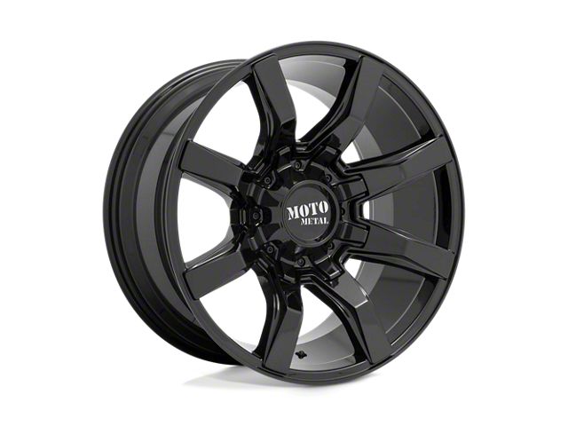 Moto Metal Spider Gloss Black 6-Lug Wheel; 22x10; -18mm Offset (05-15 Tacoma)