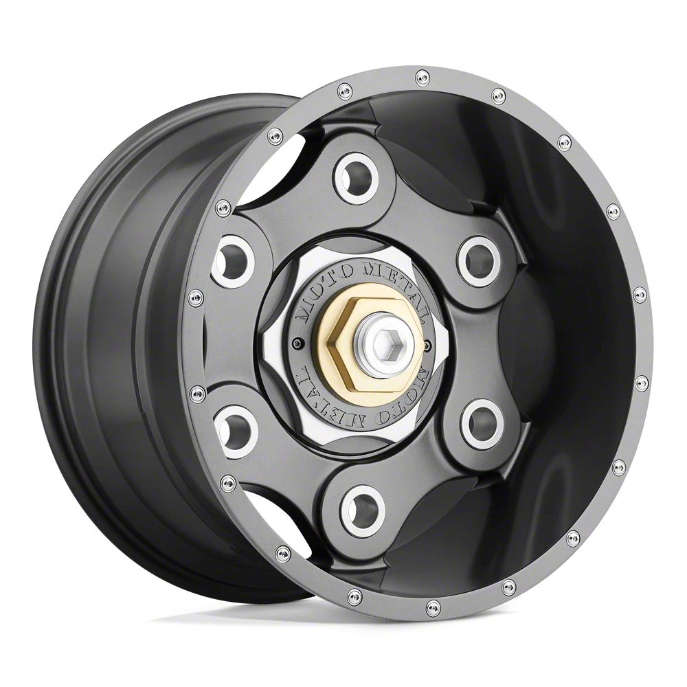 Moto Metal Toyota 4-Runner Link Gunmetal 6-Lug Wheel; 20x12; -44mm ...