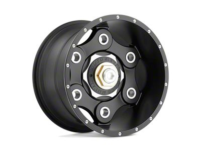 Moto Metal Link Satin Black 6-Lug Wheel; 20x12; -44mm Offset (2024 Tacoma)