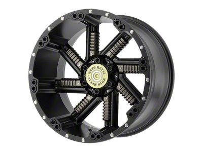 Moto Metal Buckshot Satin Black with Gunmetal Inserts 6-Lug Wheel; 20x12; -44mm Offset (10-24 4Runner)