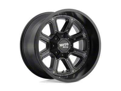 Moto Metal Shift Matte Black with Gloss Black Inserts 6-Lug Wheel; 18x9; 18mm Offset (10-24 4Runner)