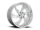 US Mag Desperado Chrome 6-Lug Wheel; 24x10; 25mm Offset (17-24 Titan)