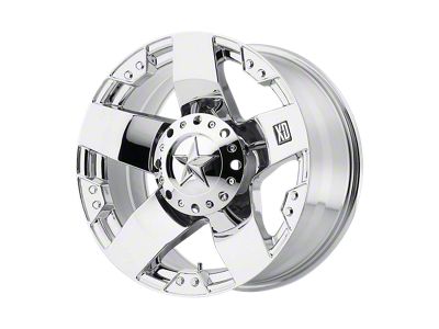 XD Rockstar Chrome 6-Lug Wheel; 17x8; 10mm Offset (16-23 Tacoma)