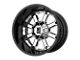 XD Buck 25 PVD Chrome Center with Gloss Black Lip 6-Lug Wheel; 20x9; 18mm Offset (05-15 Tacoma)