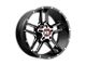 XD Clamp Gloss Black Milled 6-Lug Wheel; 20x9; 18mm Offset (22-24 Tundra)