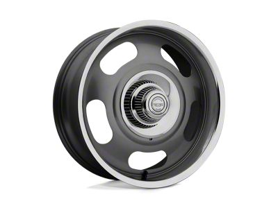 American Racing VN506 Mag Gray Center Polished Lip Wheel; 20x9.5; 0mm Offset (16-24 Titan XD)