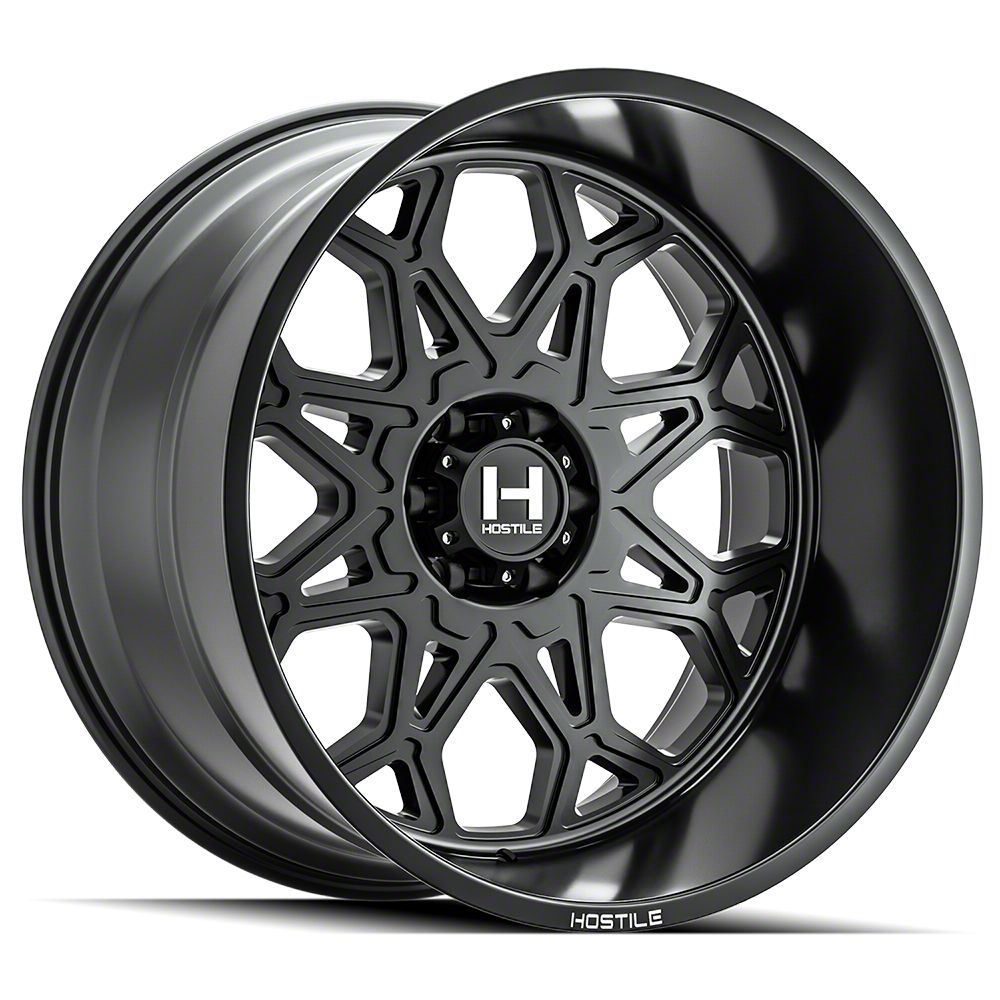 Hostile Bronco Anvil Asphalt 6-Lug Wheel; 20x9; 0mm Offset H132 ...