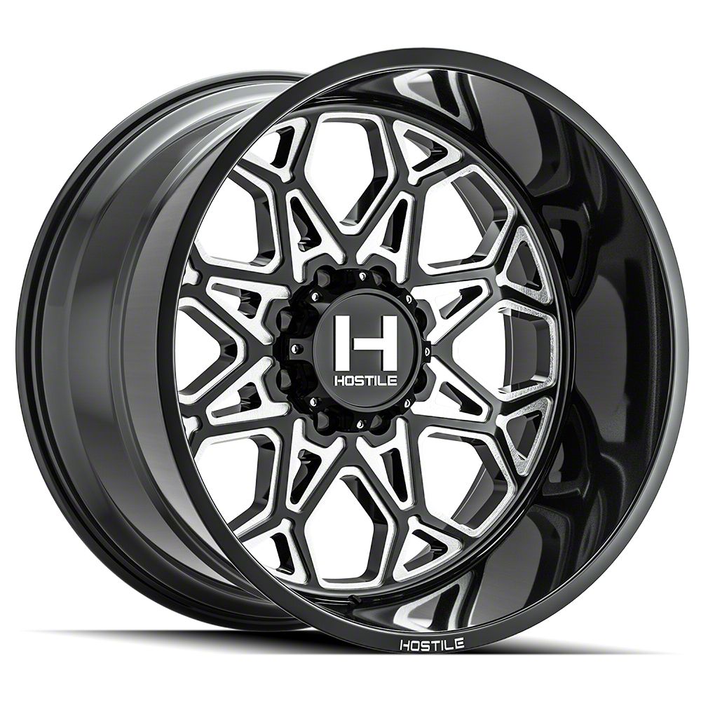 Hostile Toyota 4-Runner Anvil Blade Cut 6-Lug Wheel; 24x12; -44mm ...