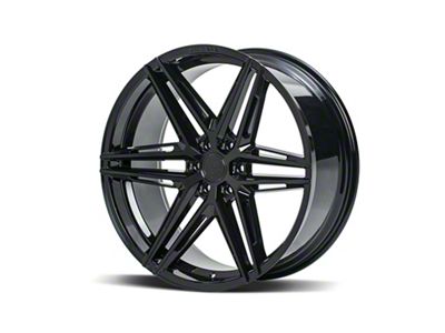 Ferrada Wheels FT4 Gloss Black 6-Lug Wheel; 22x9.5; 20mm Offset (16-24 Titan XD)