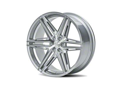 Ferrada Wheels FT4 Machine Silver 6-Lug Wheel; 22x9.5; 20mm Offset (16-24 Titan XD)