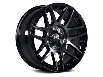 G-FX TM8 Gloss Black with Dark Tint 6-Lug Wheel; 18x9; 18mm Offset (22-24 Tundra)