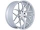 Ferrada Wheels FT3 Machine Silver 6-Lug Wheel; 22x9.5; 20mm Offset (17-24 Titan)