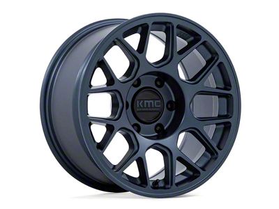 KMC Hatchet Metallic Blue 6-Lug Wheel; 17x8.5; -10mm Offset (2024 Tacoma)