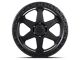 Lock Off-Road Olympus Matte Black with Matte Black Ring 6-Lug Wheel; 18x9; -12mm Offset (21-24 Bronco, Excluding Raptor)