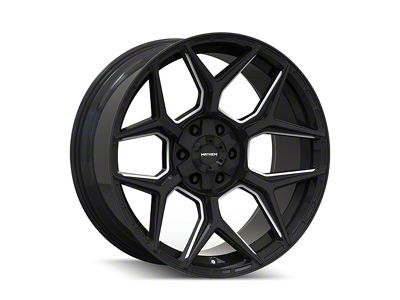 Mayhem Wheels Vanquish Gloss Black Milled 6-Lug Wheel; 20x9; 0mm Offset (10-24 4Runner)
