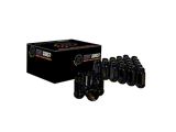 Black Acorn Lug Nuts for Aftermarket Wheels; M14x1.5; Set of 24 (16-24 Titan XD)