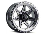 Blaque Diamond Wheels BD-O102 Gloss Black with Machine Face 6-Lug Wheel; 18x9; -12mm Offset (19-26 Silverado 1500)