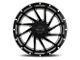 Impact Wheels 811 Gloss Black Milled 6-Lug Wheel; 20x10; -12mm Offset (17-24 Titan)