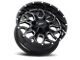 Impact Wheels 813 Gloss Black Milled 6-Lug Wheel; 20x12; -44mm Offset (21-24 Bronco, Excluding Raptor)