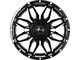 Impact Wheels 819 Gloss Black Milled 6-Lug Wheel; 18x9; 0mm Offset (21-24 Bronco, Excluding Raptor)