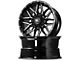 Impact Wheels 819 Gloss Black Milled 6-Lug Wheel; 20x10; -12mm Offset (10-24 4Runner)