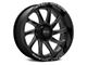 Impact Wheels 825 Gloss Black Milled 6-Lug Wheel; 20x10; -12mm Offset (16-23 Tacoma)