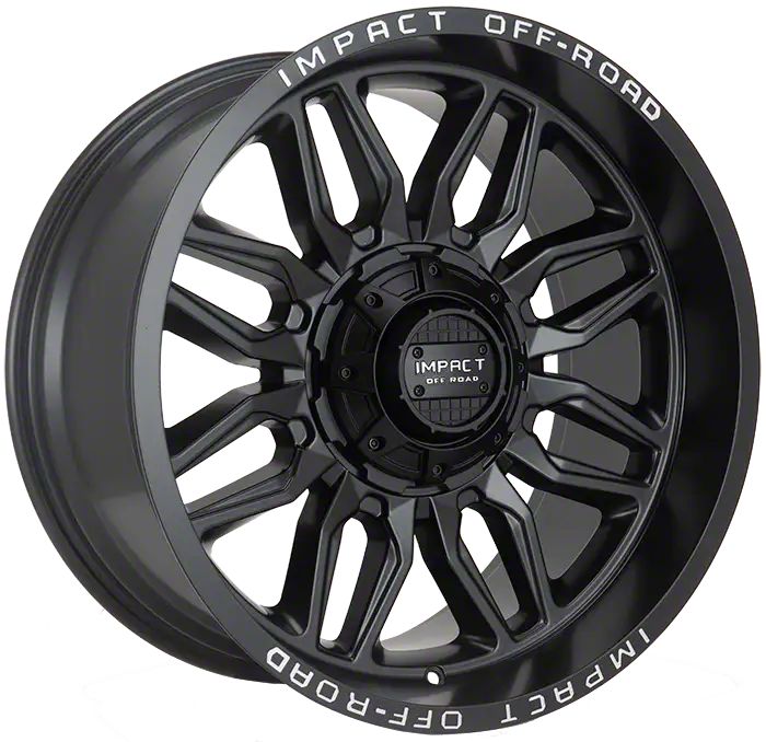 Impact Wheels Titan XD 827 Matte Black 6-Lug Wheel; 20x10; -12mm Offset ...