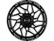 Impact Wheels 829 Gloss Black Milled 6-Lug Wheel; 20x10; -12mm Offset (16-23 Tacoma)