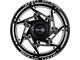 Impact Wheels 830 Gloss Black Milled 6-Lug Wheel; 22x12; -44mm Offset (21-24 Bronco, Excluding Raptor)