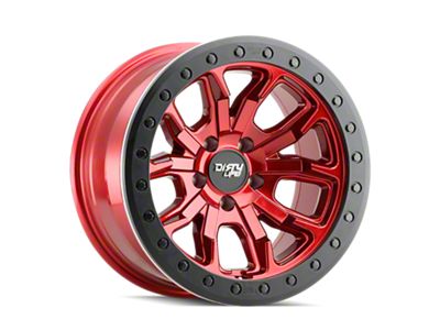 Dirty Life DT-1 Crimson Candy Red 6-Lug Wheel; 17x9; -12mm Offset (05-15 Tacoma)