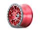 Dirty Life DT-1 Crimson Candy Red 6-Lug Wheel; 17x9; -12mm Offset (21-24 Bronco, Excluding Raptor)