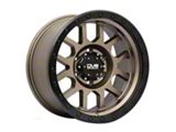 DV8 Offroad 883 Simulated Beadlock Matte Bronze 6-Lug Wheel; 17x9; 0mm Offset (15-20 Tahoe)
