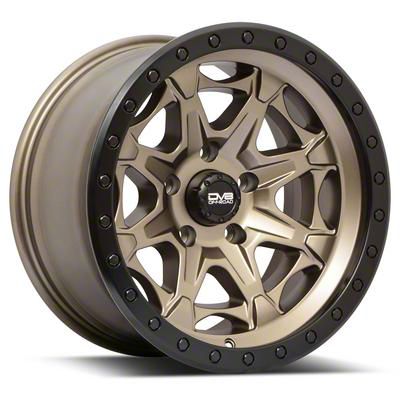 DV8 Offroad 886 Simulated Beadlock Matte Bronze 6-Lug Wheel; 17x9; -12mm Offset (03-09 4Runner)