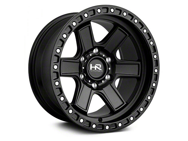 Hardrock Offroad H104 Matte Black 6-Lug Wheel; 17x9; 1mm Offset (07-14 Tahoe)