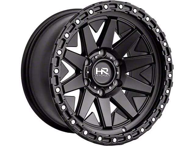Hardrock Offroad H106 Matte Black 6-Lug Wheel; 17x9; -12mm Offset (07-14 Tahoe)