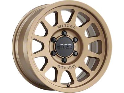 Method Race Wheels MR703 Bead Grip Bronze 6-Lug Wheel; 17x8.5; 0mm Offset (10-24 4Runner)