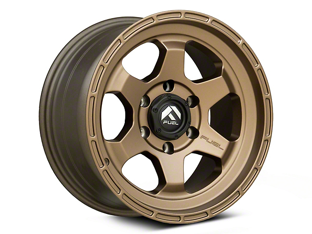 Fuel Wheels Shok Matte Bronze 6-Lug Wheel; 17x9; 20mm Offset (07-14 Tahoe)