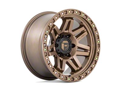 Fuel Wheels Syndicate Full Matte Bronze 6-Lug Wheel; 17x9; -12mm Offset (2024 Tacoma)