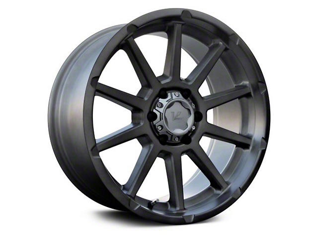 V-Rock Off-Road Wheels Tactical Brushed with Dark Tint 6-Lug Wheel; 17x9.5; 20mm Offset (05-15 Tacoma)