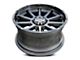 V-Rock Off-Road Wheels Tactical Brushed with Dark Tint 6-Lug Wheel; 17x9.5; 20mm Offset (05-15 Tacoma)