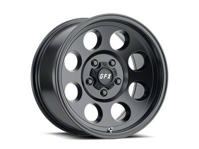 G-FX TR-16 Matte Black 6-Lug Wheel; 17x9; 12mm Offset (2024 Tacoma)