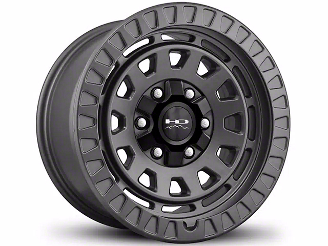 HD Off-Road Wheels Venture Satin Dark Gray 6-Lug Wheel; 17x9; 0mm Offset (07-14 Yukon)