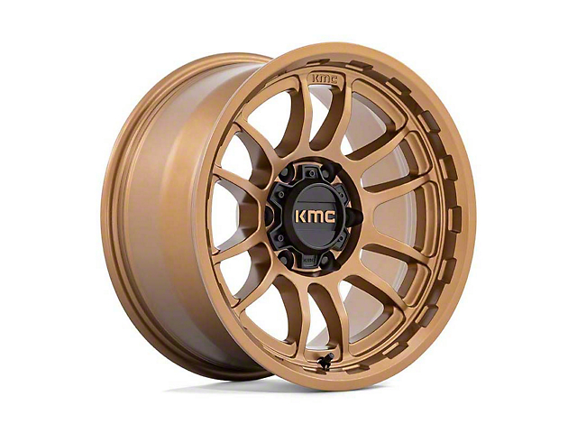 KMC Wrath Matte Bronze 6-Lug Wheel; 17x8.5; 0mm Offset (10-23 4Runner)