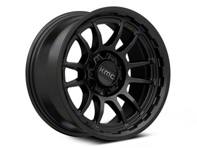 KMC Wrath Satin Black 6-Lug Wheel; 17x8.5; -10mm Offset (03-09 4Runner)