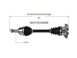 Xtreme Duty CV Axle; Front (07-20 4WD Yukon)