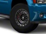 Mammoth Turbine Satin Black 6-Lug Wheel; 17x8.5; -6mm Offset (07-14 Tahoe)