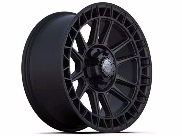 4Play 4PS12 Satin Black 6-Lug Wheel; 20x9; 0mm Offset (22-24 Bronco Raptor)