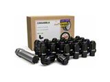 Black ET Truck Spline Lug Nut Kit; 14mm x 1.5; Set of 24 (15-26 Canyon)