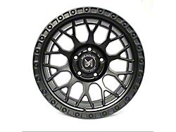 MFlow Racing MF02 Matte Black 6-Lug Wheel; 17x9; 0mm Offset (14-18 Silverado 1500)