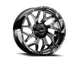 Torque Wheels TW427C Vortex Gloss Black Milled 6-Lug Wheel; 20x9; -12mm Offset (17-24 Titan)